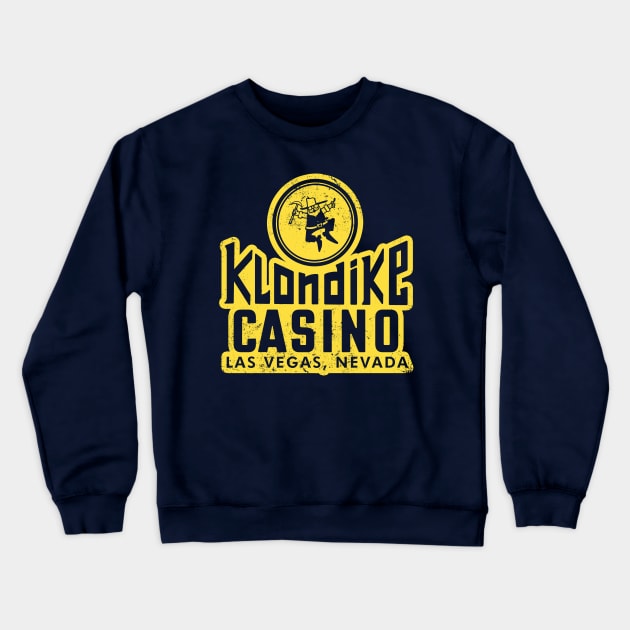 Retro Vintage Klondike Casino and Motel Las Vegas Crewneck Sweatshirt by StudioPM71